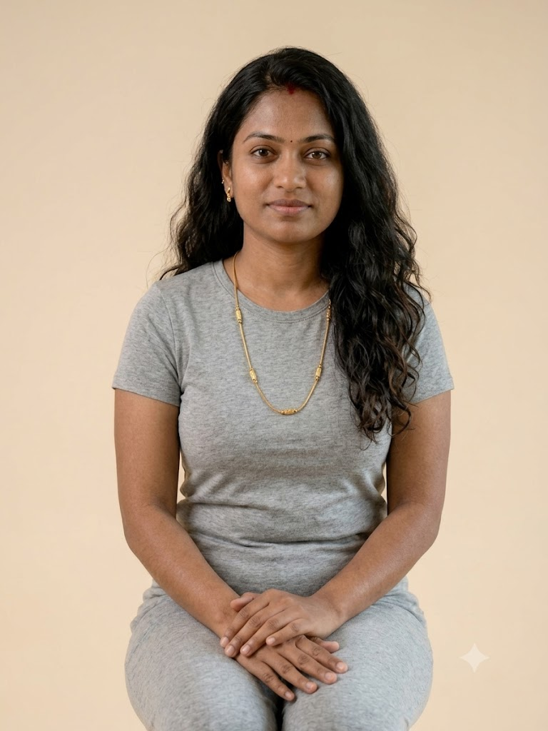 A delicate gold Promise necklace on our model — the everyday piece she'll wear long after Rakhi